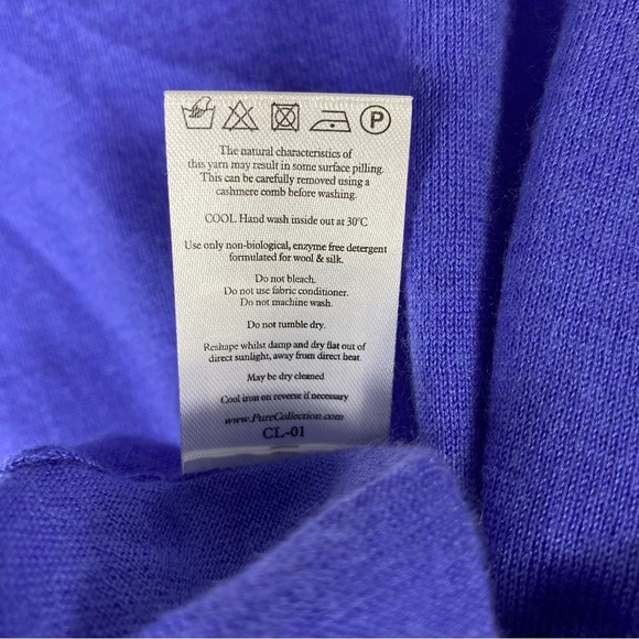 PURE Collection Cashmere Vneck sweater - Picture 5 of 7